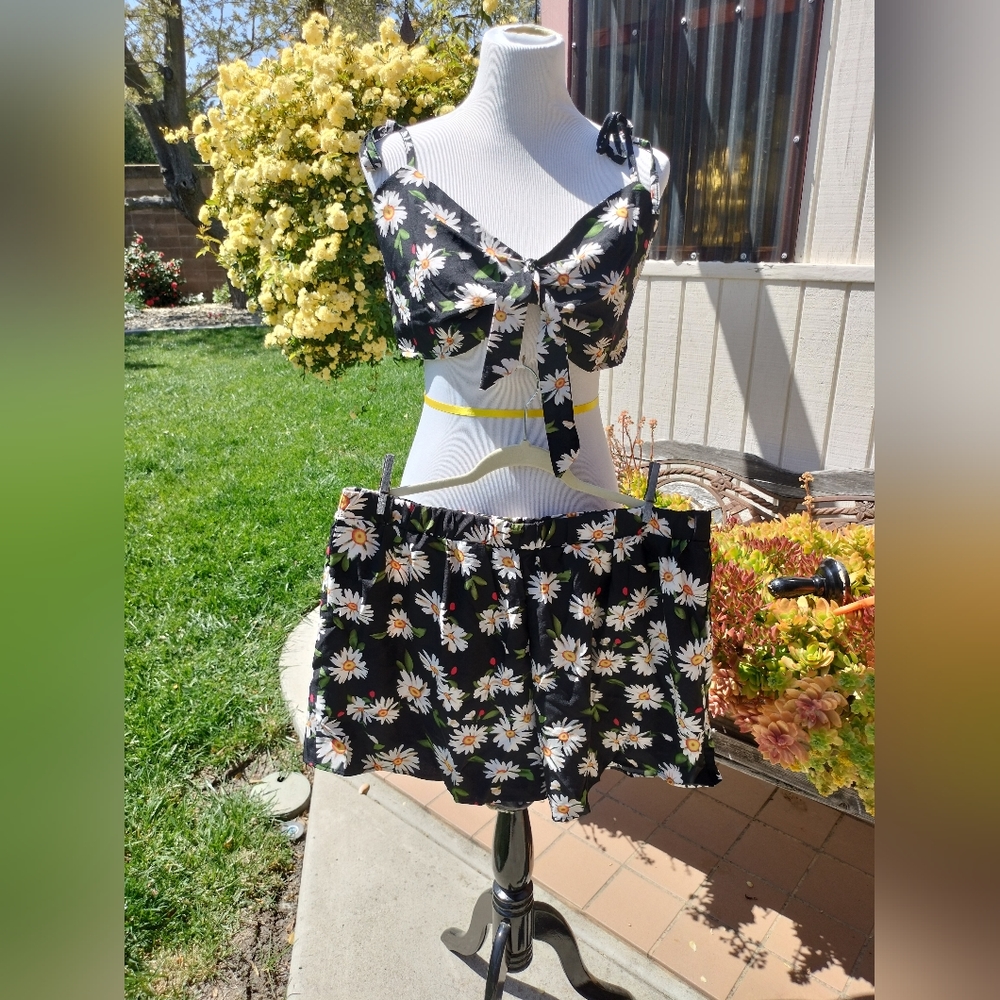 Shein top and shorts